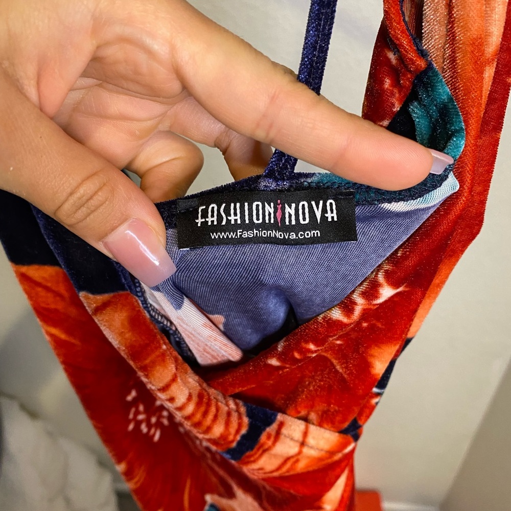 Hawaiian fashion nova dress